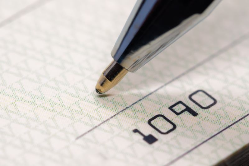 alimony payment checkbook