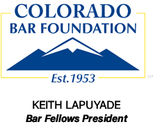 Colorado Bar Foundation Bar Fellows President badge