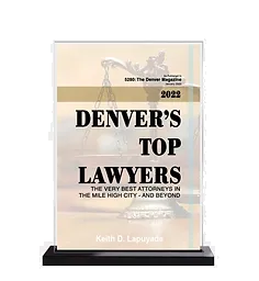 Denver's Top Lawyers 2022 badge